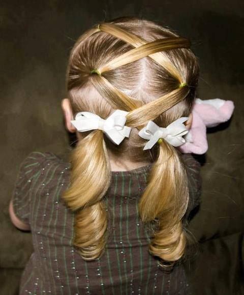 Penteado Infantil Rápido e Fácil com Tranças Simples  Quick & Easy  Hairstyles with Braids for Girls 