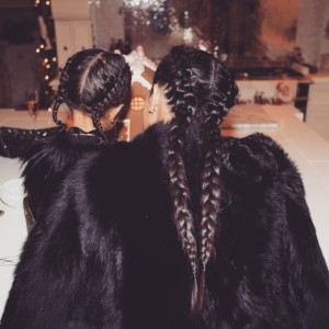 Kim Kardashian e a filha North West