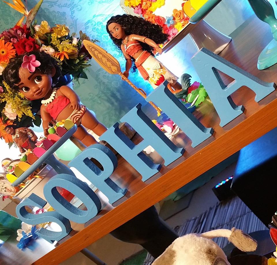 Aniversário de 1 ano da Sophia, festa da moana 