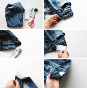 reaproveitando o jeans na gestação