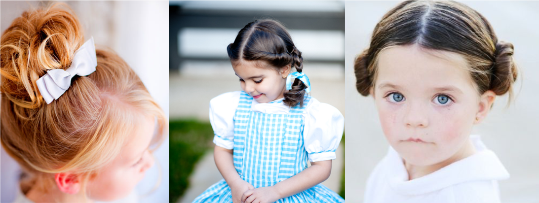 Lindos Penteados para Meninas com Elásticos Coloridos