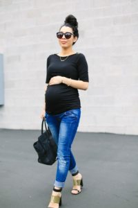 calça jeans para grávidas