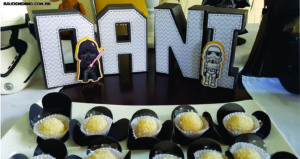 letras 3D festa Star Wars do Daniel 